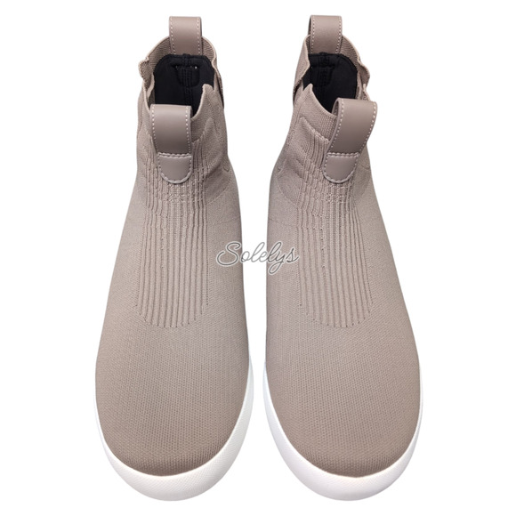 Vessi Weekend Chelsea Men 11 Waterproof Shiitake Brown Knit DymaTex Sneaker Boot - Picture 2 of 10